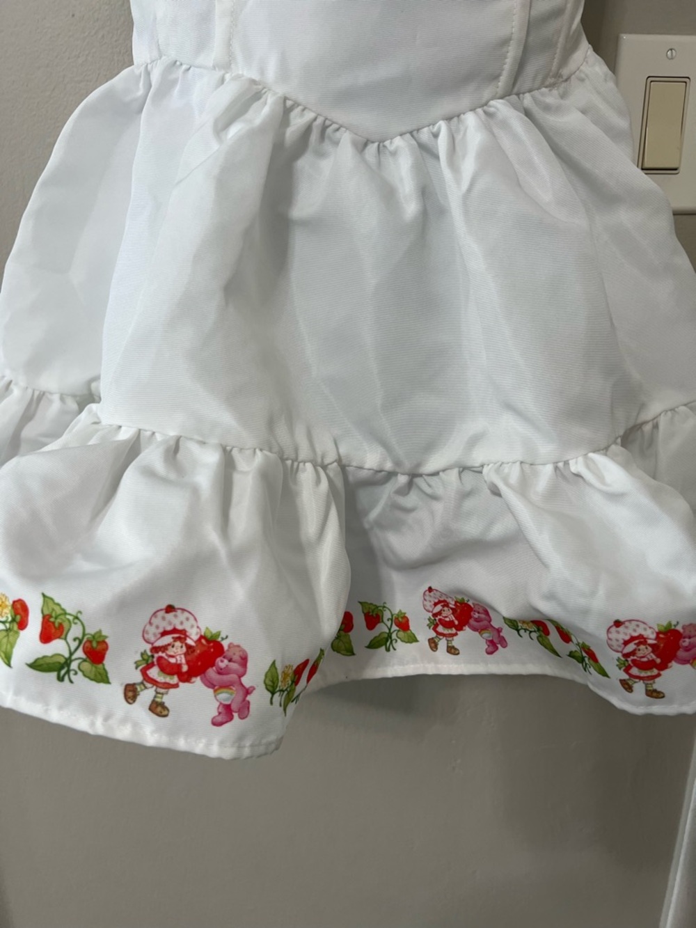 Dolls Kill Strawberry Shortcake Care Bears Puff Sleeve Coquette Dress M - Picture 5 of 16